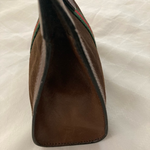 Authentic Vintage Gucci Parfums Brown Suede Clutch 🔥🔥🔥 - Picture 4 of 10